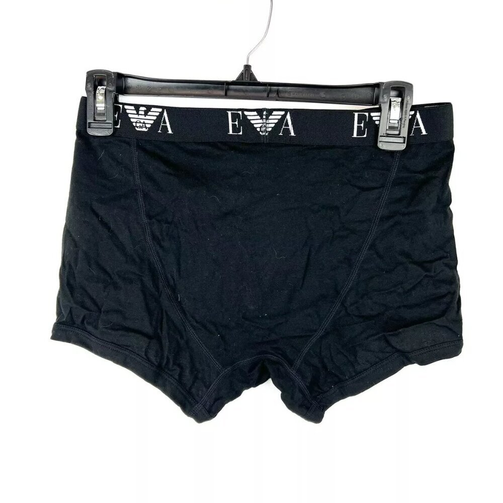 Emporio Armani Mens Black Cotton Medium